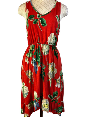 Hailey & Co. Sleeveless High Low Floral Midi Dress Size Small New